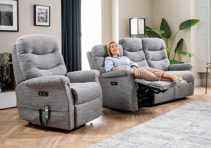 Celebrity Hollingwell Fabric 3 Seat Recliner Settee