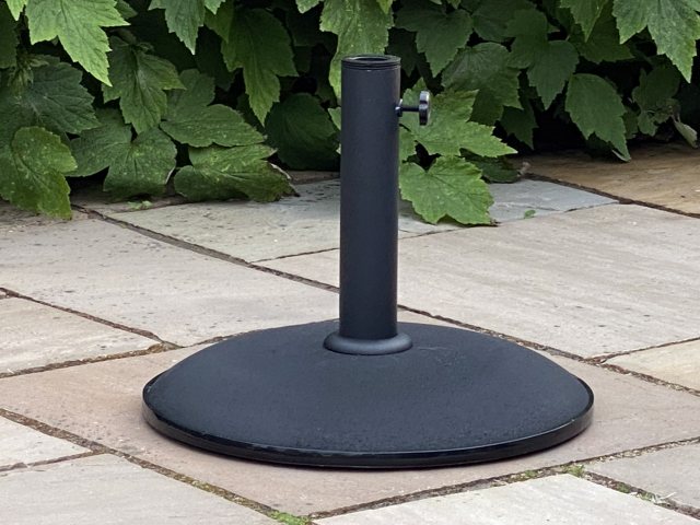 15kg Concrete Parasol Base - Black