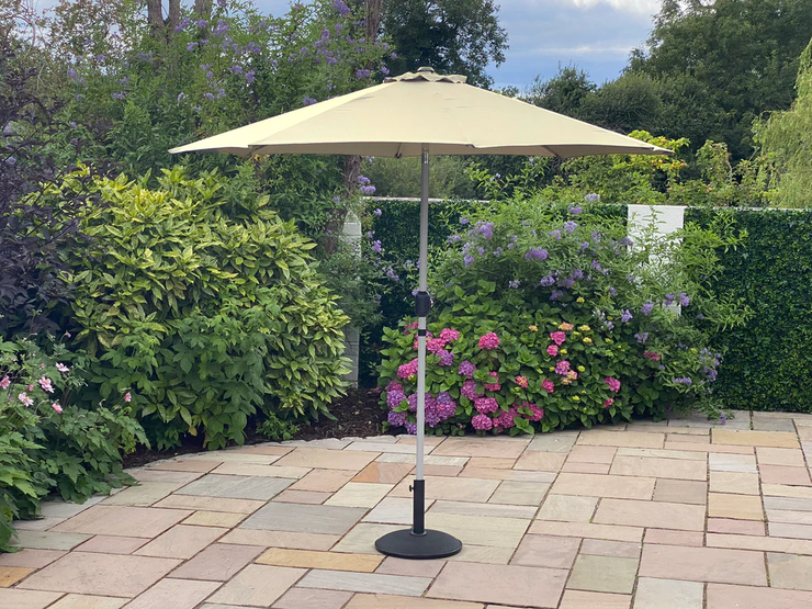 3m Parasol Cream with Crank and Tilt