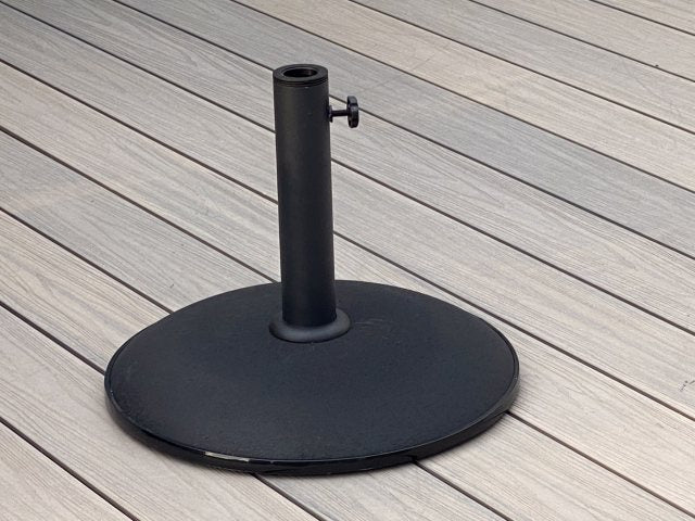 11kg Concrete Parasol Base - Black