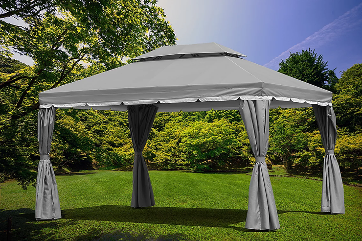 Aluminium Gazebo with Side Panels