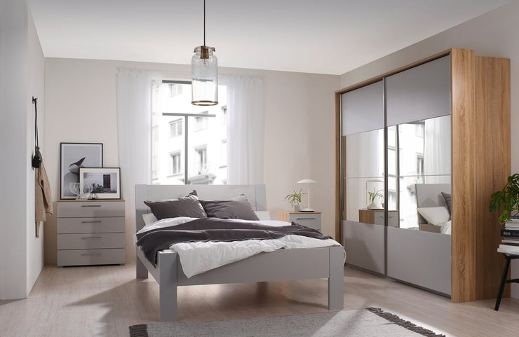Rauch Ellesse 2 Door Sliding Mirrored Wardrobe