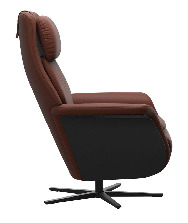 Stressless® Sam Power Sirus Base Chair with Wood
