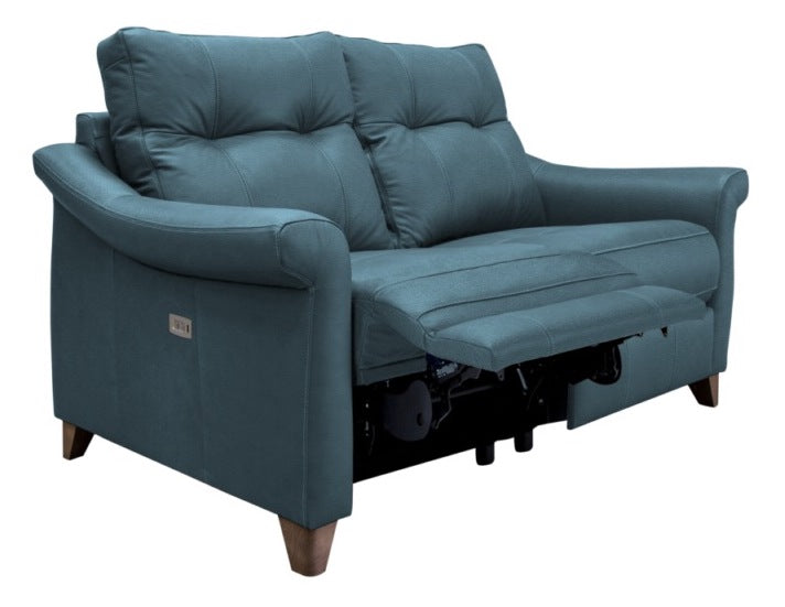 G Plan Riley Leather 2 Seater Recliner Sofa