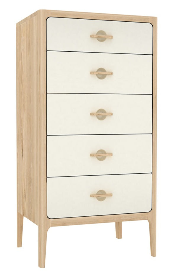 Jago Tall Chest of 5 Drawers