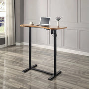 Jual San Francisco Height Adjustable Desk Oak/Black