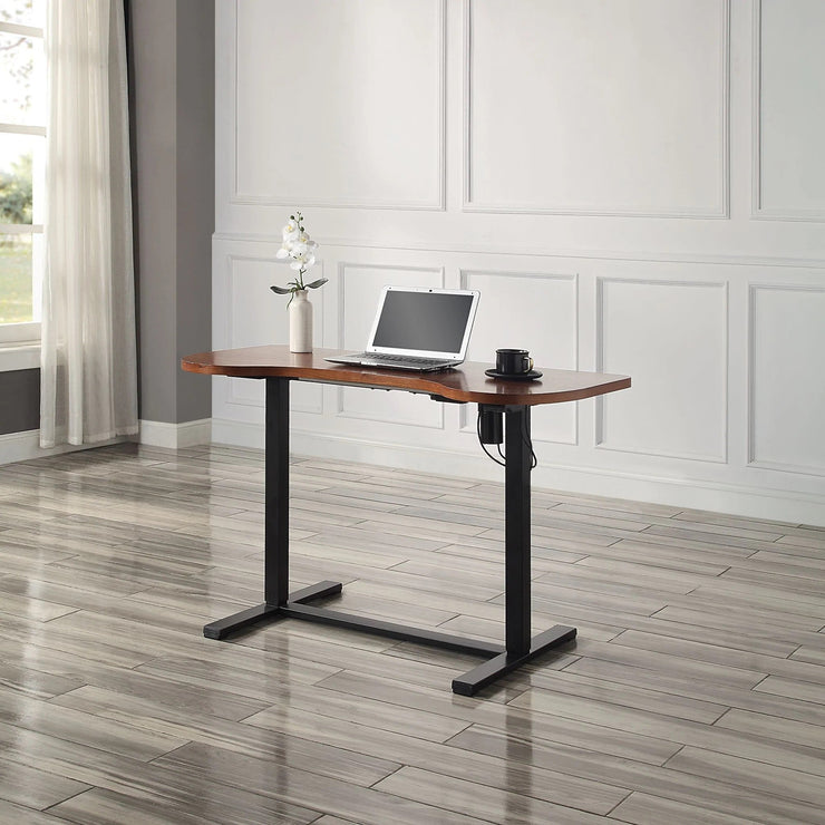 Jual San Francisco Height Adjustable Desk Walnut/Black