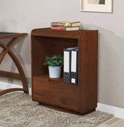 Jual San Francisco Short Bookcase with Drawer Walnut