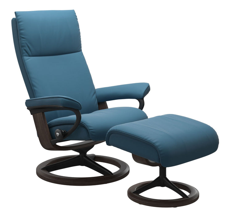 Stressless Aura Signature Chair with Footstool