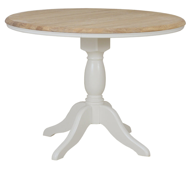 Cromwell Table – Round, Fixed, Single Pedestal